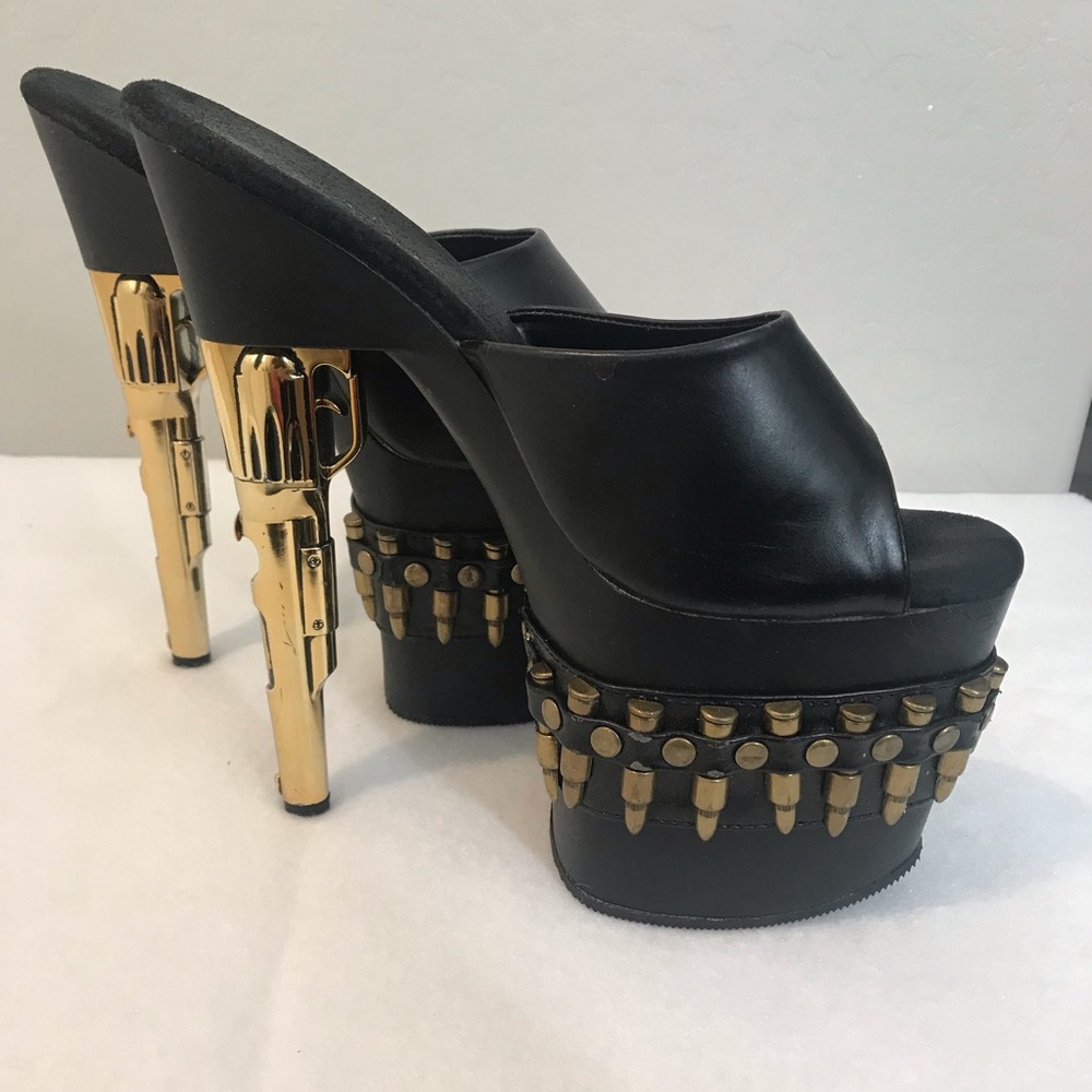 Pleaser Gun shoes.
